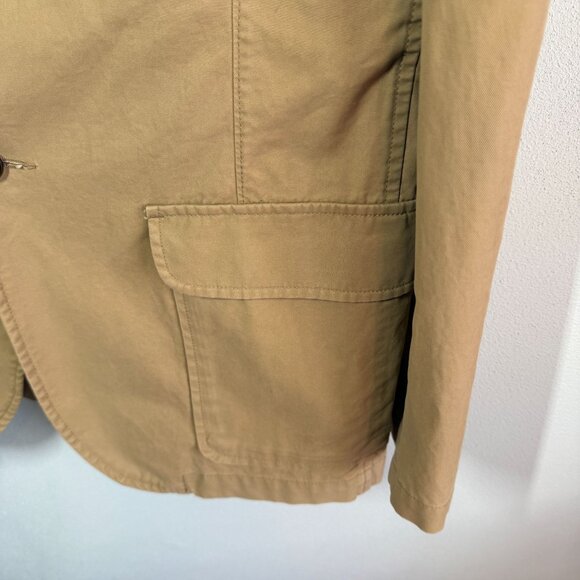 Mossimo Womens Blazer Jacket Large Camel Brown 2 Button Smart Casual Pockets - Picture 7 of 12